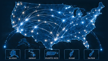 OnSide Healthcare Logistics Network Map